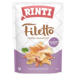 RINTI Filetto Pouch in Jelly 8 x 100 g - Mix (4 Sorten)