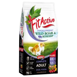 FitActive Pure Hypoallergenic Wildschwein & Hagebutte - Sparpaket: 2 x 12 kg