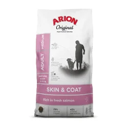 Arion Original Skin & Coat Medium Breed Lachs - Sparpaket: 2 x 12 kg