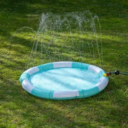 Nomad Tales Bloom Gestreifte Wasserspielmatte - Ø 100 cm