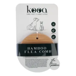 kooa Flohkamm aus Bambus - L 10 x B 6,7 x H 1 cm