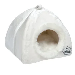 Kuschelhöhle Royal Pet White - L 45 x B 45 x H 50 cm