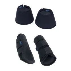 Nomad Tales Set Gamaschen & Hufglocken, schwarz - Hufglocken, Grösse S (2er Set)