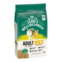 James Wellbeloved Adult Cat Hypoallergenic Truthahn & Reis - 4 kg