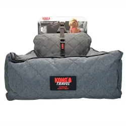 KONG Ultimativer Autositz mit Sicherheitsleine - Grösse S: L 45 x B 52 x H 21 cm