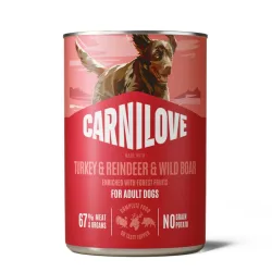 Sparpaket Carnilove Dog in Paté 12 x 400 g - Lamm & Wildschwein