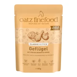 catz finefood Kitten 8 x 85 g - Geflügel