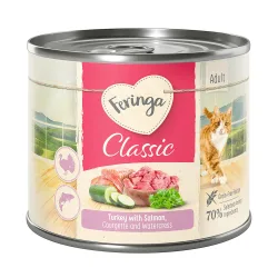 Sparpaket Feringa Classic Meat Menü 18 x 200 g - Lachs & Pute