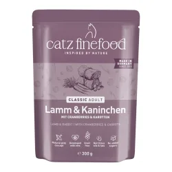 Sparpaket catz finefood 24 x 300 g - Lamm & Kaninchen