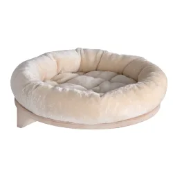 Natural Paradise Kratzbaum Magnolia XL Plus - Als Ergänzung: Wandliegebett Dahlia, creme