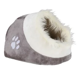 Trixie Kuschelhöhle Minou - L 41 x B 35 x H 26 cm - weiss / lichtgrau