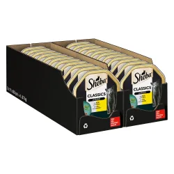 Megapack Sheba Schale 44 x 85 g - Classics in Pastete Kalb und Huhn