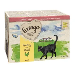 Sparpaket Feringa Classic Meat Menü Schale 48 x 100 g - Mixpaket 2 (6 Sorten)