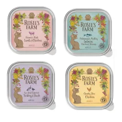 Sparpaket Rosie's Farm Adult 32 x 100 g - Mix Paket (4 Sorten)