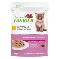 Natural Trainer Kitten & Young mit Huhn - 24 x 85 g