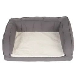 Orthopädisches Hundesofa grau - Grösse XL: L 140 x B 80 x H 32 cm