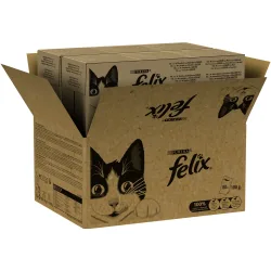 Megapack Felix Classic Pouches 80 x 85 g - Geschmacksvielfalt vom Land (4 Sorten)