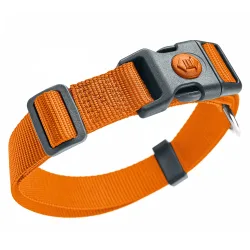 HUNTER Halsband London, orange - Vario Basic Gr.M: 30-46 cm Halsumfang, B 15 mm