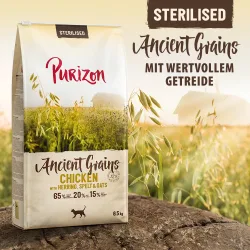 Purizon Adult Sterilised Huhn mit Fisch - Urgetreide - 400 g