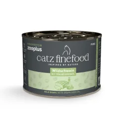 catz finefood Monoprotein zooplus 6 x 200 g - Wildschwein