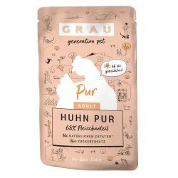 Sparpaket GRAU Adult Getreidefrei 32 x 125 g - Huhn & Kalb