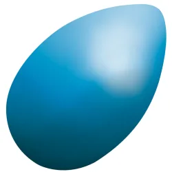 Hundespielzeug runninGegg - blau, L 30 x Ø 18 cm