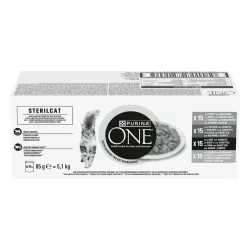 PURINA ONE Sterilcat Mix Meat & Vegetables - 60 x 85 g