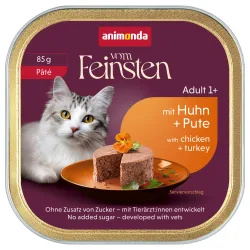 animonda vom Feinsten Adult 32 x 85 g - Huhn & Pute Paté