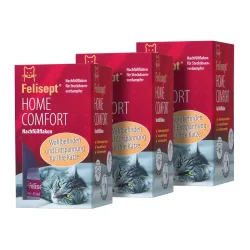 Felisept Home Comfort Set - Beruhigung für Katzen - Sparset: 3 Nachfüllflakons à 45 ml