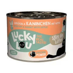 Sparpaket Lucky Lou Adult 24 x 200 g - Geflügel & Kaninchen