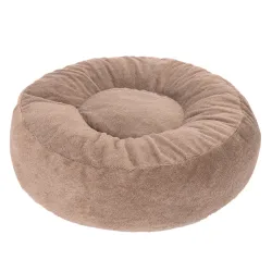 Hundebett Flocke - Ersatzbezug Ø 90 cm, braun