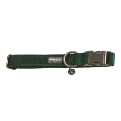 Nomad Tales Blush Halsband, emerald - Grösse M: 34 - 55 cm Halsumfang, B 20 mm