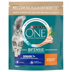 Purina ONE BIFENSIS Senior 7+ Huhn & Vollkorn 750 g