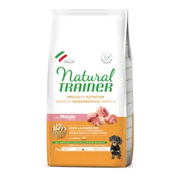 Natural Trainer Sensitive Adult Small & Toy mit Schwein - Sparpaket: 2 x 7 kg