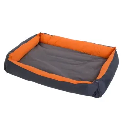 Hundebett Variabel orange - L 110 x B 80 cm