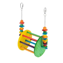 TIAKI Vogelschaukel Riesenrad - Grösse S: L 20 x B 15 x H 6,3 cm
