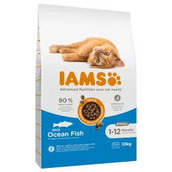 IAMS Advanced Nutrition Kitten mit Meeresfisch - Sparpaket: 2 x 3 kg
