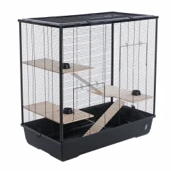 TIAKI Ratten- & Chinchilla-Käfig - L 100 x B 54 x H 100 cm