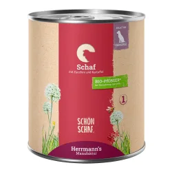 Sparpaket Herrmann´s Bio-Menü / Menü Sensitive 12 x 800 g - Schaf mit Bio-Zucchini und Bio-Kartoffeln