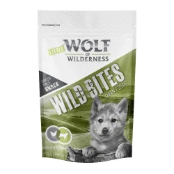 Little Wolf of Wilderness Snack - Wild Bites Junior 180 g - Leafy Willows - Kalb & Huhn