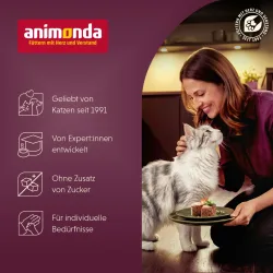 animonda Vom Feinsten Adult in Gelee 12 x 85 g - Mixpaket (2 Sorten)
