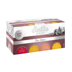 Smilla Fine Menu mit Geniesserkern 8 x 100 g - Mixpaket (4 Sorten)