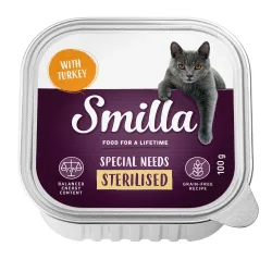 Smilla Sterilised Schale 6 x 100 g - Pute Pur