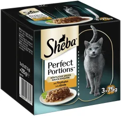 Sheba Perfect Portions 6 x 37,5 g - Sauce mit Truthahn