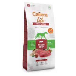 Calibra Life Adult Large Breed mit frischem Rind - Sparpaket: 2 x 12 kg