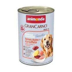 animonda Grancarno Adult Single Protein Sensitiv 24 x 400 g - Reines Huhn & Kartoffeln