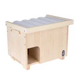 TIAKI Winterfestes Igelhaus - ca. L 40,4 x B 32 x H 33 cm