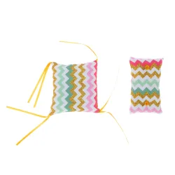 TIAKI Katzenminze-Kissen Zig Zag - 2er Set