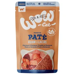 WOW Cat Adult 12 x 125 g - Huhn & Lachs
