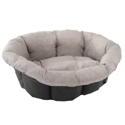 Überzug Sofà Tweed beige für Ferplast Korb Siesta Deluxe (ohne Korb) - Grösse 10: L 96 x B 71 x H 32 cm